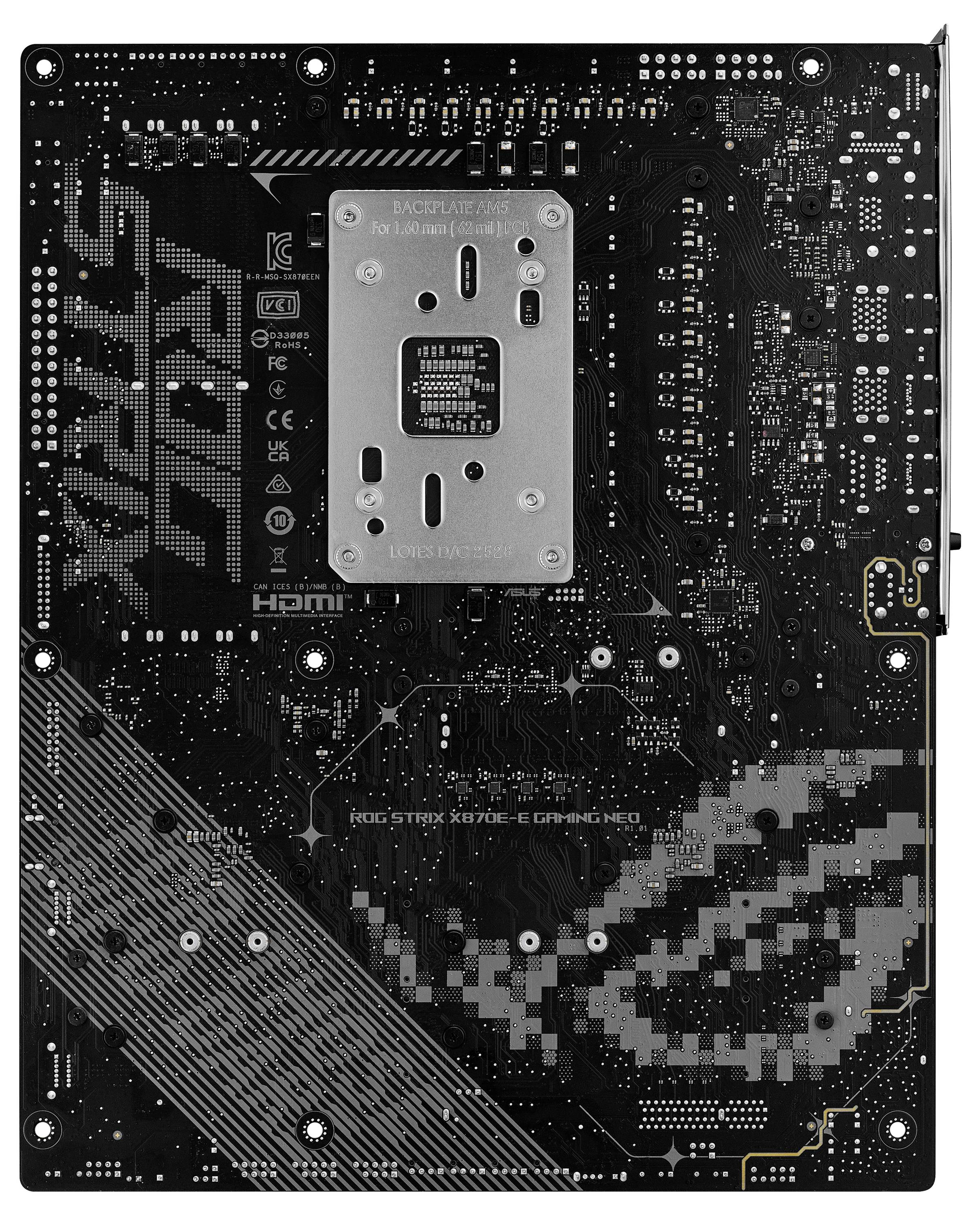 Asus ROG STRIX X870E-E GAMING WIFI7 NEO Mainboard Formfaktor (Details) ATX