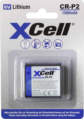 XCell Fotobatterie CR-P 2 Lithium 1500 6.0 V 1 St.