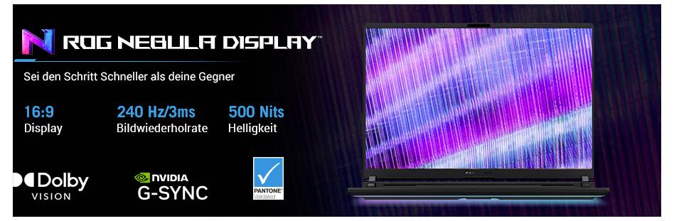 Asus Notebook 40.6cm (16 Zoll) WQXGA 255HX 16GB RAM 1TB SSD Deutsch, QWERTZ Intel Intel-Grafik NVIDIA GeForce RTX 5070 Ti GDDR7