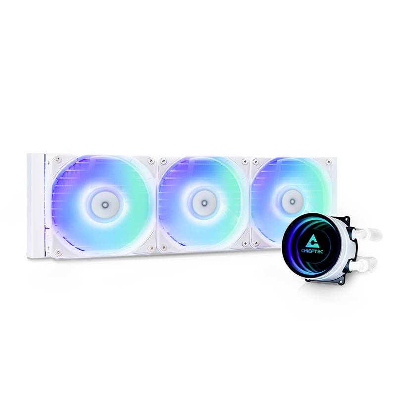 Chieftec WAK ICEBERG 360 RGB weiß CPU-Kühler mit Lüfter