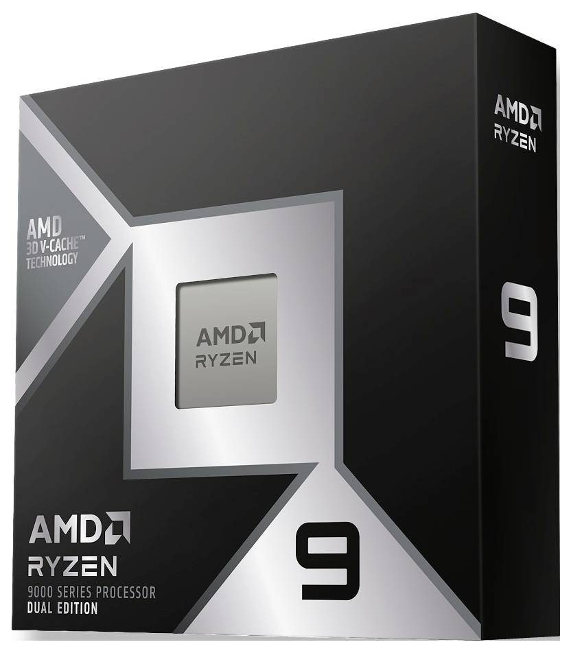 AMD Ryzen 9 9000 Series Prozessor Dual Edition Box mit AMD 3D V-Cache Technologie Branding