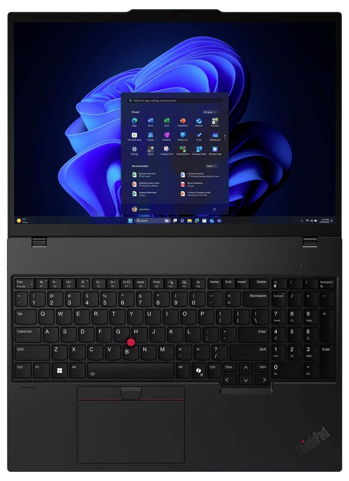 Lenovo Notebook 22AW005UGE 40.6cm (16 Zoll) WUXGA Intel® Core™ Ultra 5 228V 32GB RAM 512GB SSD Deutsch, QWERTZ Intel Intel® Arc™