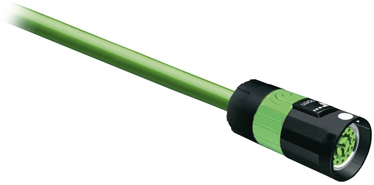 Grüner Laser-Pointer mit schwarz-grünem Gehäuse und einem hellen grünen Strahl, der sich gegen einen weißen Hintergrund nach außen erstreckt