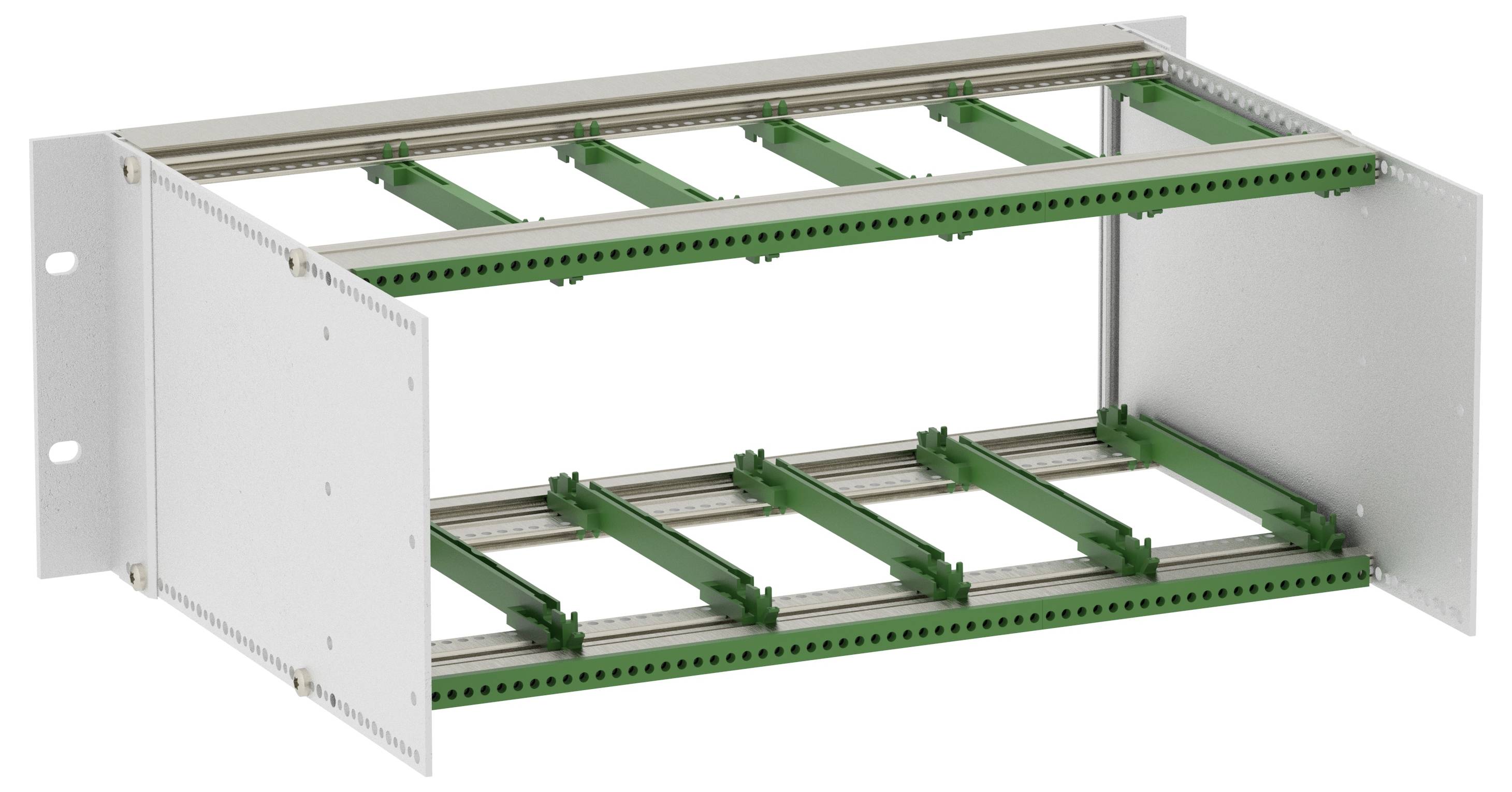 TRU COMPONENTS BGT/X 24360.PI-BN_SET 19 Zoll Baugruppenträger 375.92 x 241.2 x 132.5 Aluminium Aluminium (Natur) 1St.