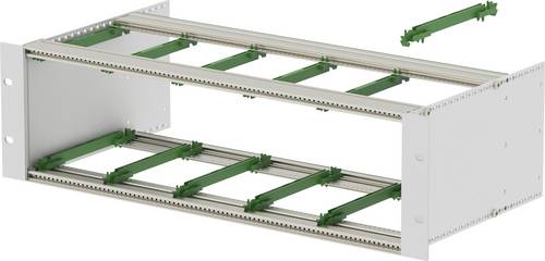 TRU COMPONENTS BGT/X 24380.PI-BN_SET 19 Zoll Baugruppenträger 482.6 x 241.2 x 132.5 Aluminium Alumi