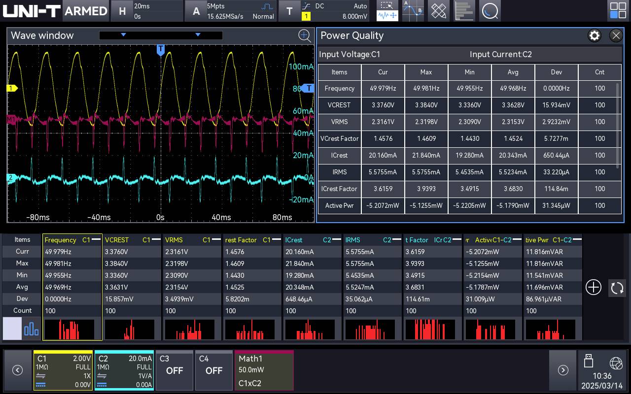 Uni-T UPO2000HD-PWR Software-Option 1St.