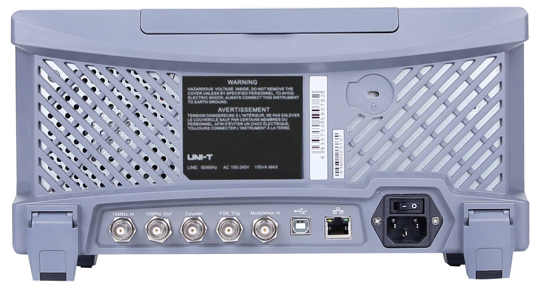 Uni-T UTG4122A Funktionsgenerator netzbetrieben 1 µHz - 120MHz 2-Kanal Arbiträr