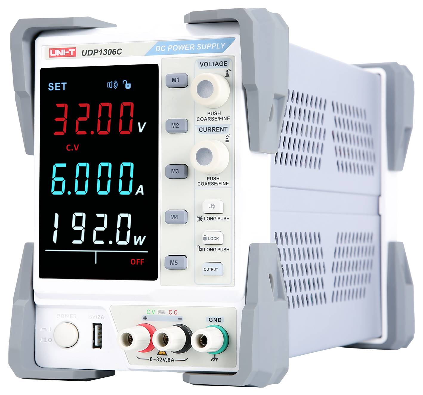 Uni-T UDP1306C Labornetzgerät, einstellbar 0 - 32V 0 - 6A 160W USB-Device, RS-232 programmierbar, fernsteuerbar Anzahl Ausgänge