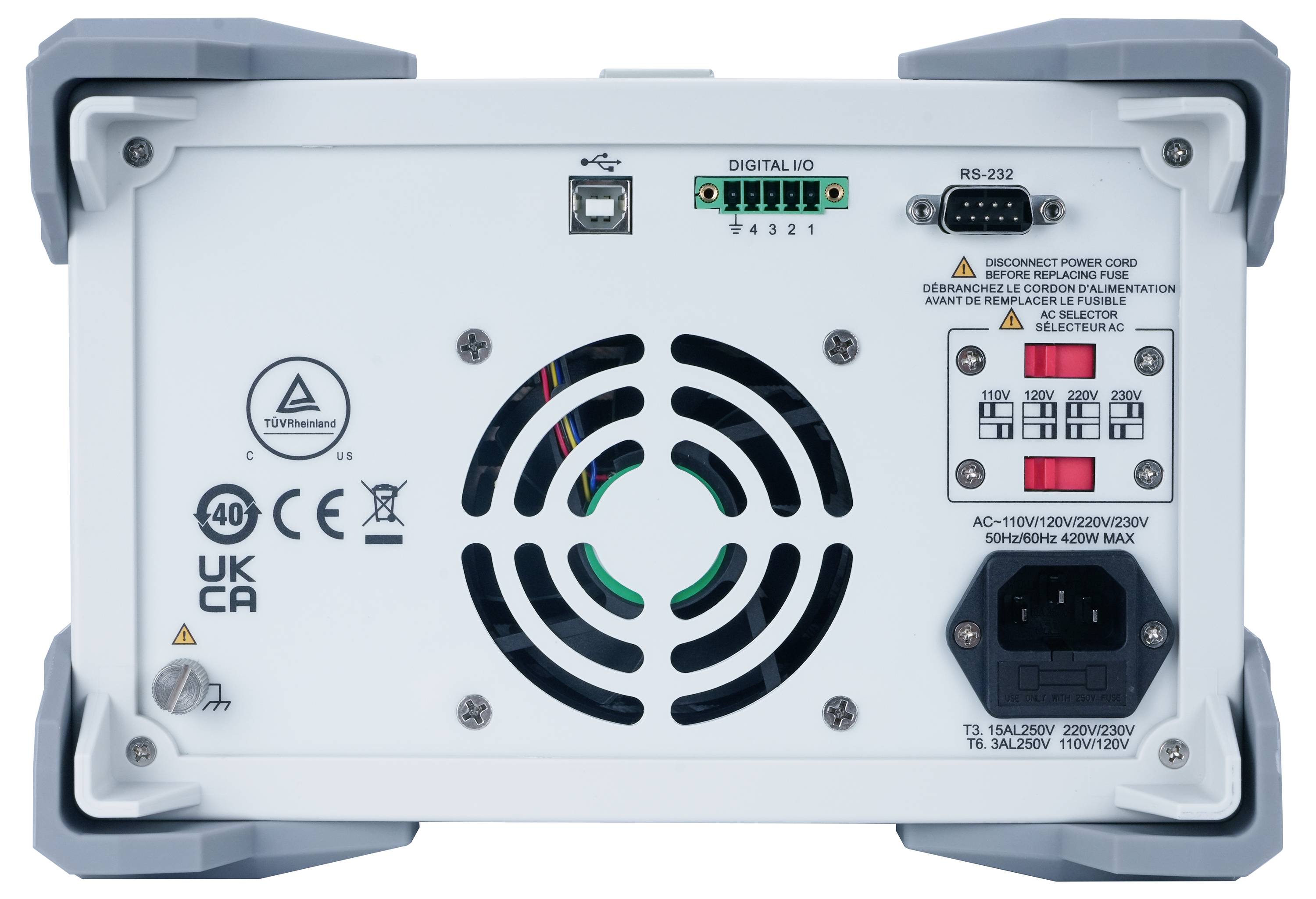 Uni-T UDP3303C-U Labornetzgerät, einstellbar 0 - 30V 0A (min.) 315W USB-Device programmierbar, fernsteuerbar Anzahl Ausgänge 3 x
