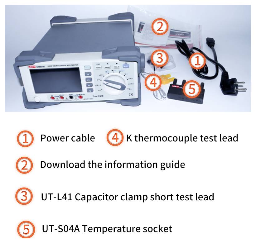 Uni-T UT8804E Tisch-Multimeter digital CAT II 600V Anzeige (Counts): 59.999