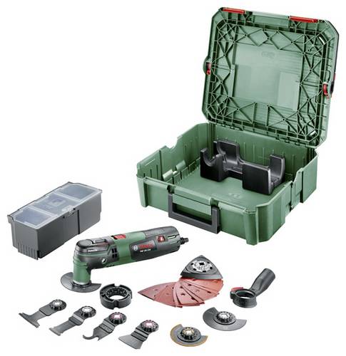 Bosch Home and Garden PMF 250 CES in SystemBox + 20 Zubehörteile 0603102106 Multifunktionswerkzeug