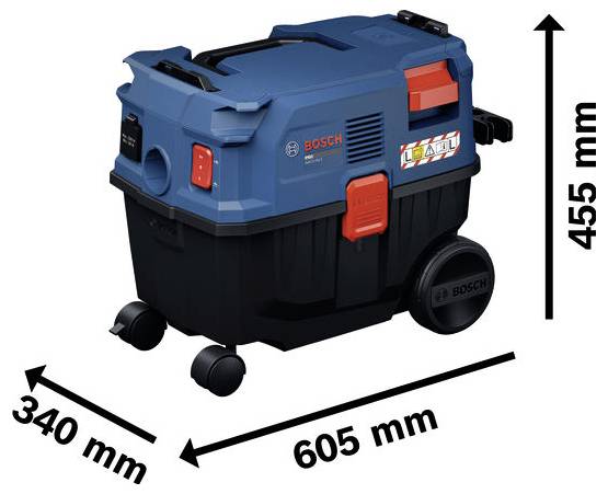 Bosch Professional GAS12-25LS 06019S3100 Nass-/Trockensauger 1200W