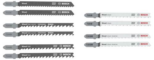 Bosch Accessories 2607012069 Stichsägeblatt Set Wood Basic, 10-tlg. 1 St.