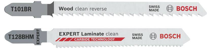 Bosch Accessories 2608665463 T101BR und EXPERT Laminate clean T128BHM Stichsägeblätter-Set, 26-tlg. 1 St.