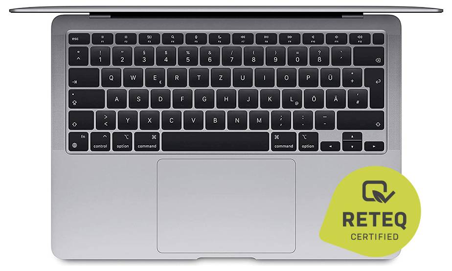 Apple (generalüberholt) MacBook MacBook Air 13 (2020) M1 (generalüberholt) (gut) 33.8cm (13.3 Zoll) WQXGA Apple M1 Apple M1
