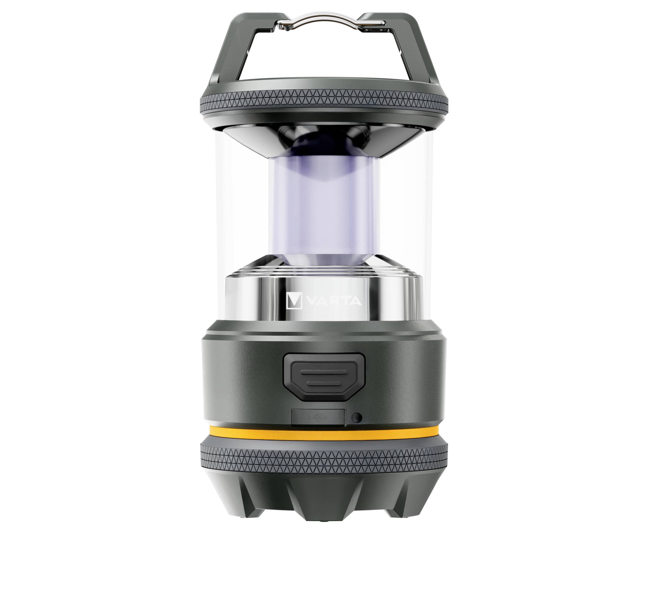 Varta 17550101111 VARTA Outdoor-Sportlaterne L20R LED Camping-Laterne 420 lm akkubetrieben 400 g Schwarz, Gelb