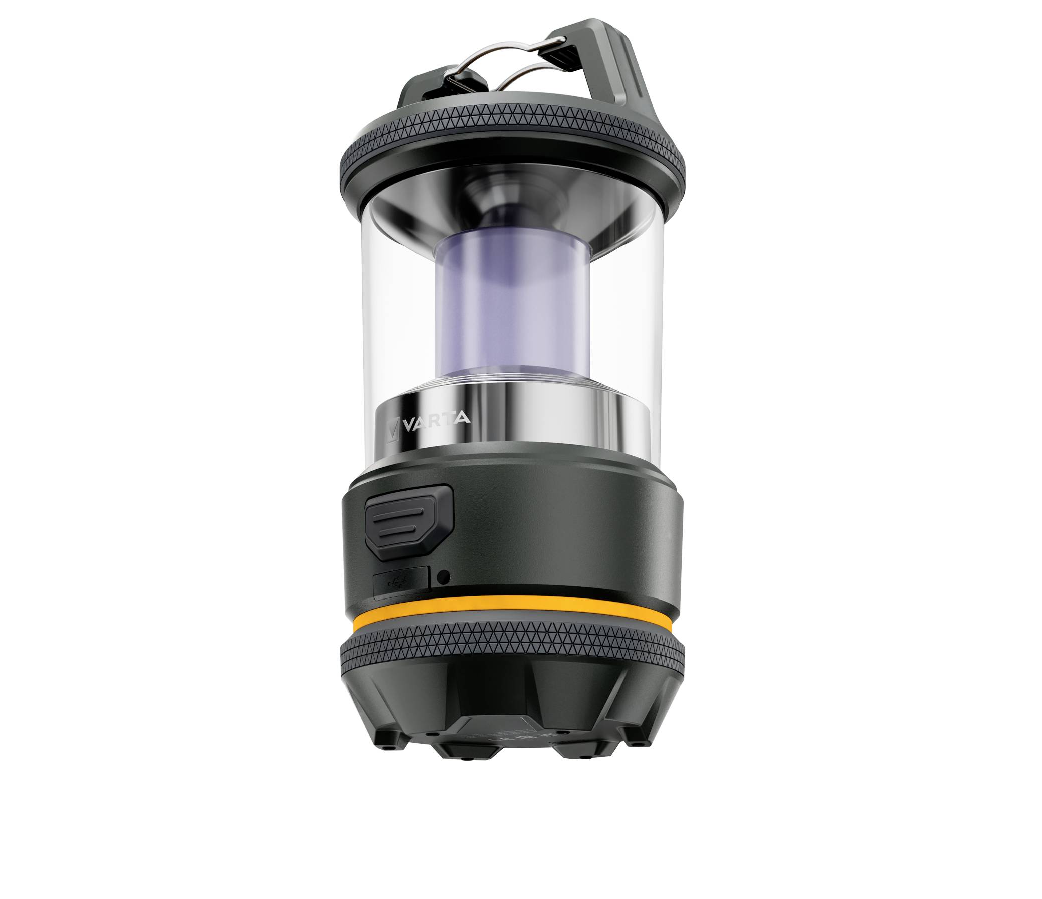 Varta 17550101111 VARTA Outdoor-Sportlaterne L20R LED Camping-Laterne 420 lm akkubetrieben 400 g Schwarz, Gelb