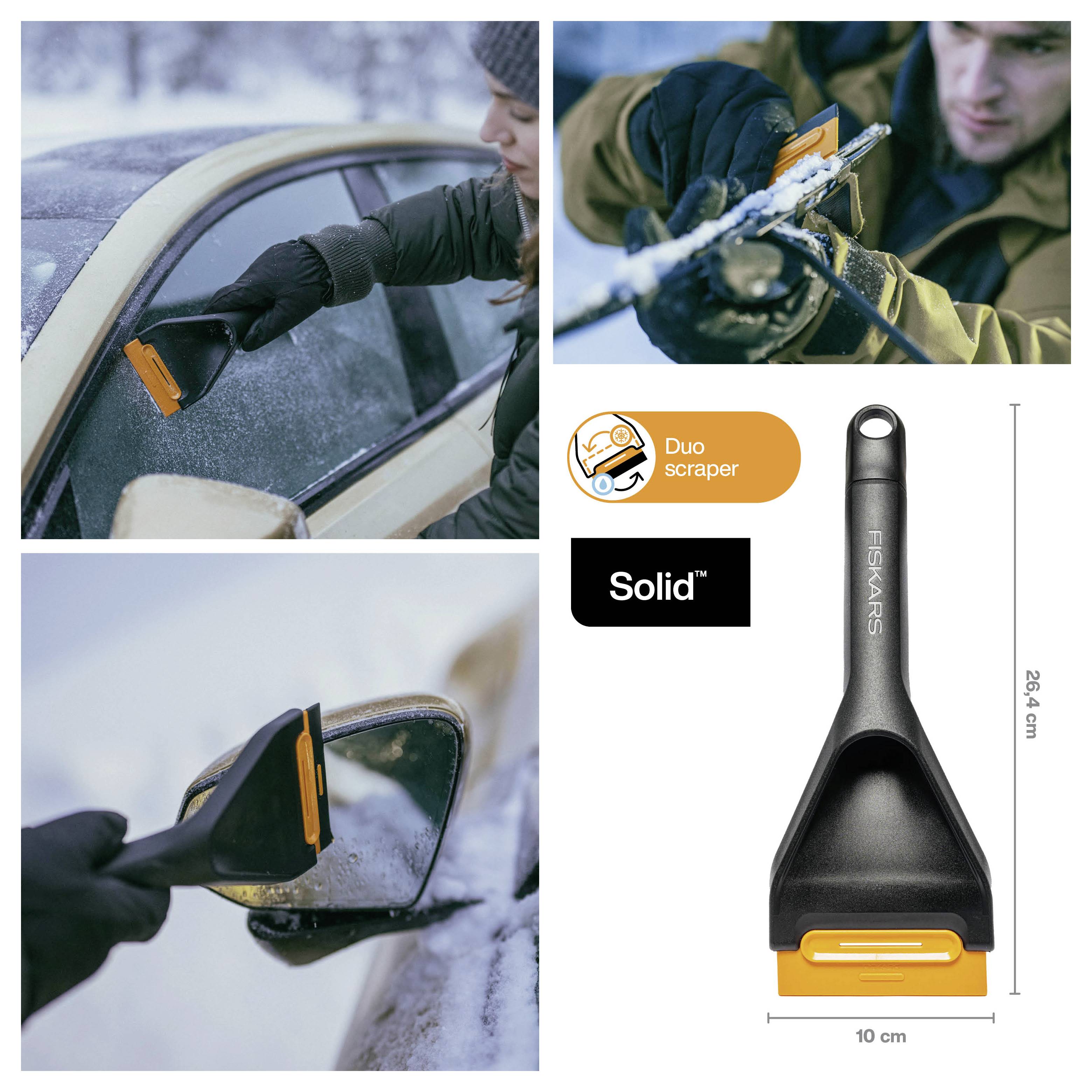 Collage mit einem Fiskars „Duo Schaber