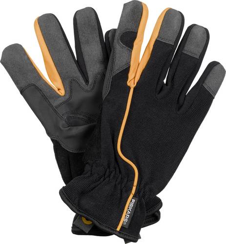 Fiskars 1003477 Garten-Arbeitshandschuhe Schwarz/Orange 1 Paar