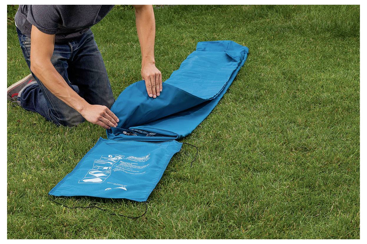 Coleman 2000031637 Extra Durable Luftbett Single Luftbett (B x H) 1980 mm x 220 mm Blau