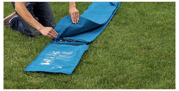 Coleman 2000031638 Extra Durable Luftbett Double Luftbett (B x H) 1370 mm x 220 mm Blau