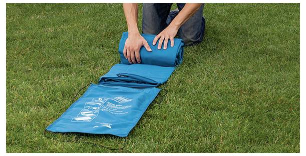 Coleman 2000031638 Extra Durable Luftbett Double Luftbett (B x H) 1370 mm x 220 mm Blau