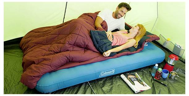 Coleman 2000031638 Extra Durable Luftbett Double Luftbett (B x H) 1370 mm x 220 mm Blau
