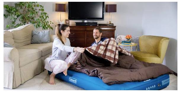 Coleman 2000031638 Extra Durable Luftbett Double Luftbett (B x H) 1370 mm x 220 mm Blau