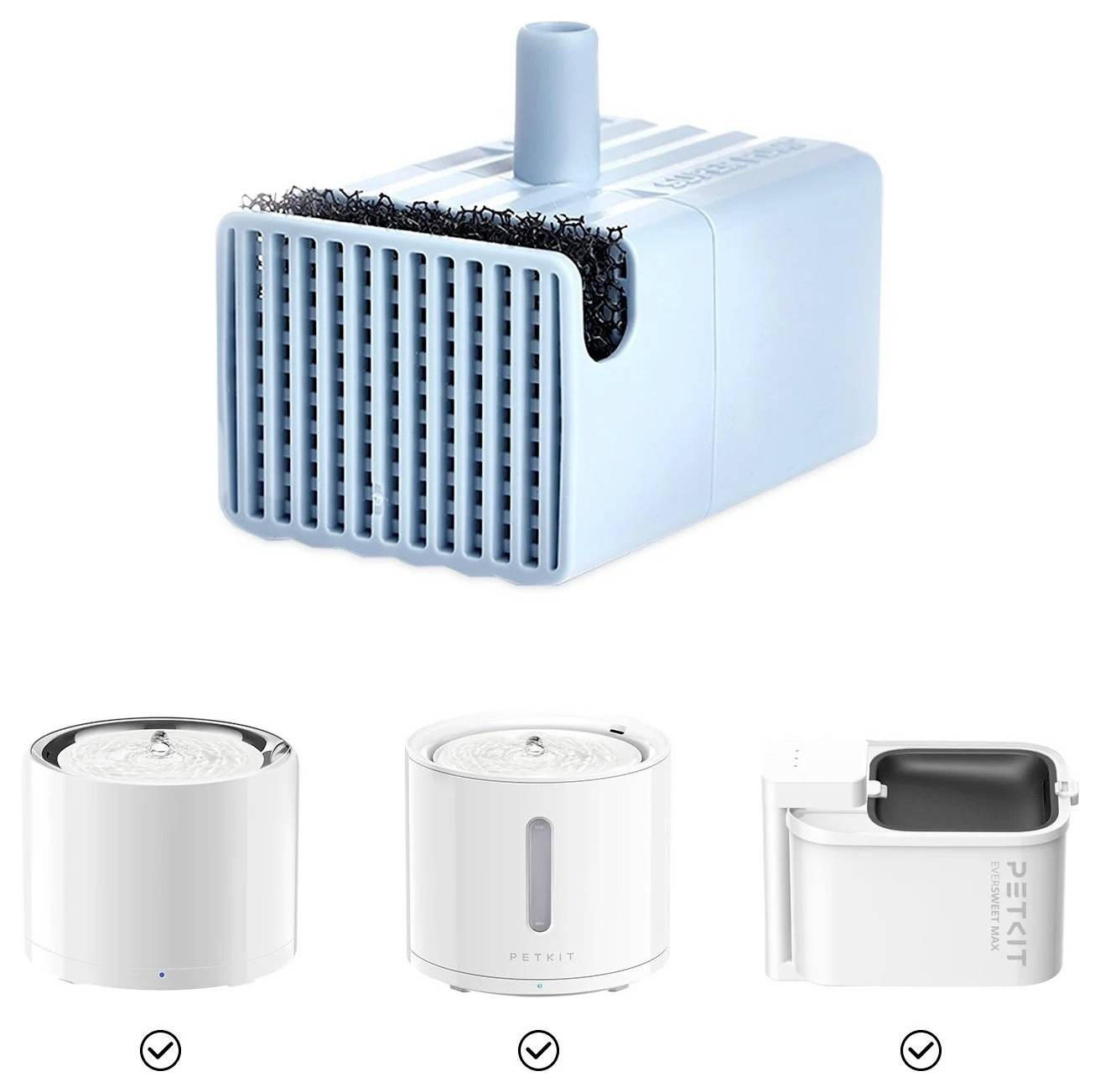 Petkit Wireless Water Pump-UVC FFT1-2 Trinkbrunnen-Filter 1St.