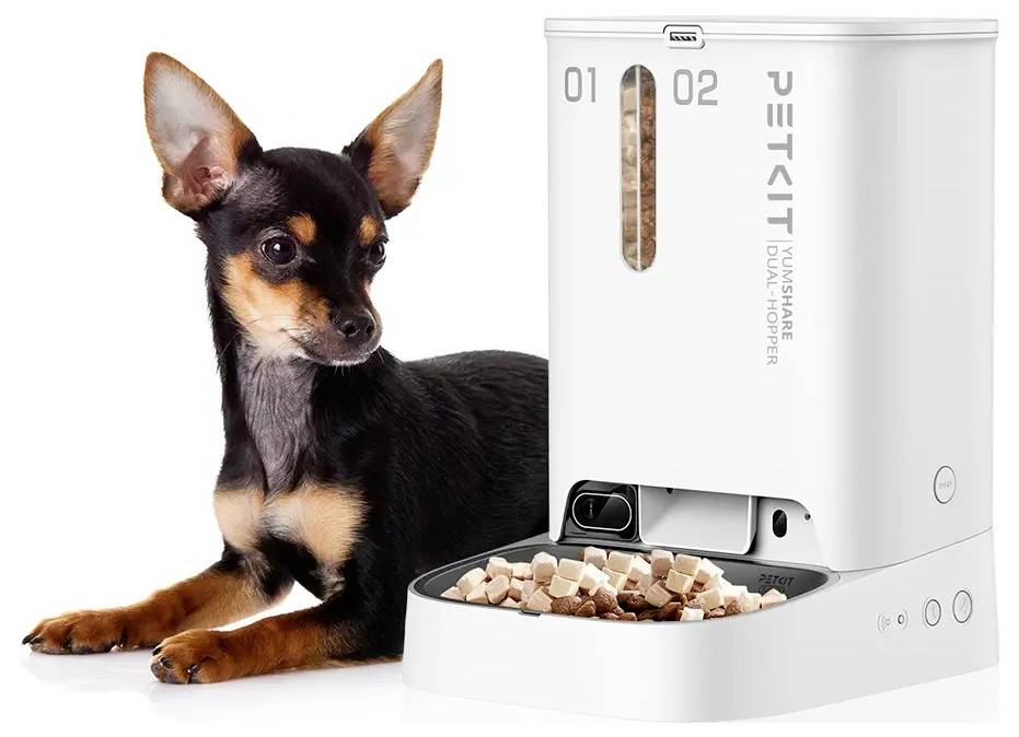 Petkit YumShare Dual-Hopper Futterautomat mit Kamera 1St.