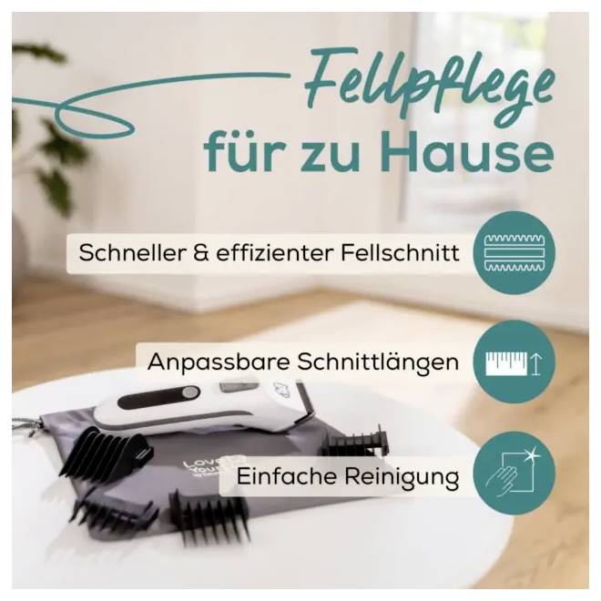 Beurer PP 110 Fluffy Fellschneider Tierhaarschneider Weiß, Grau 1St.