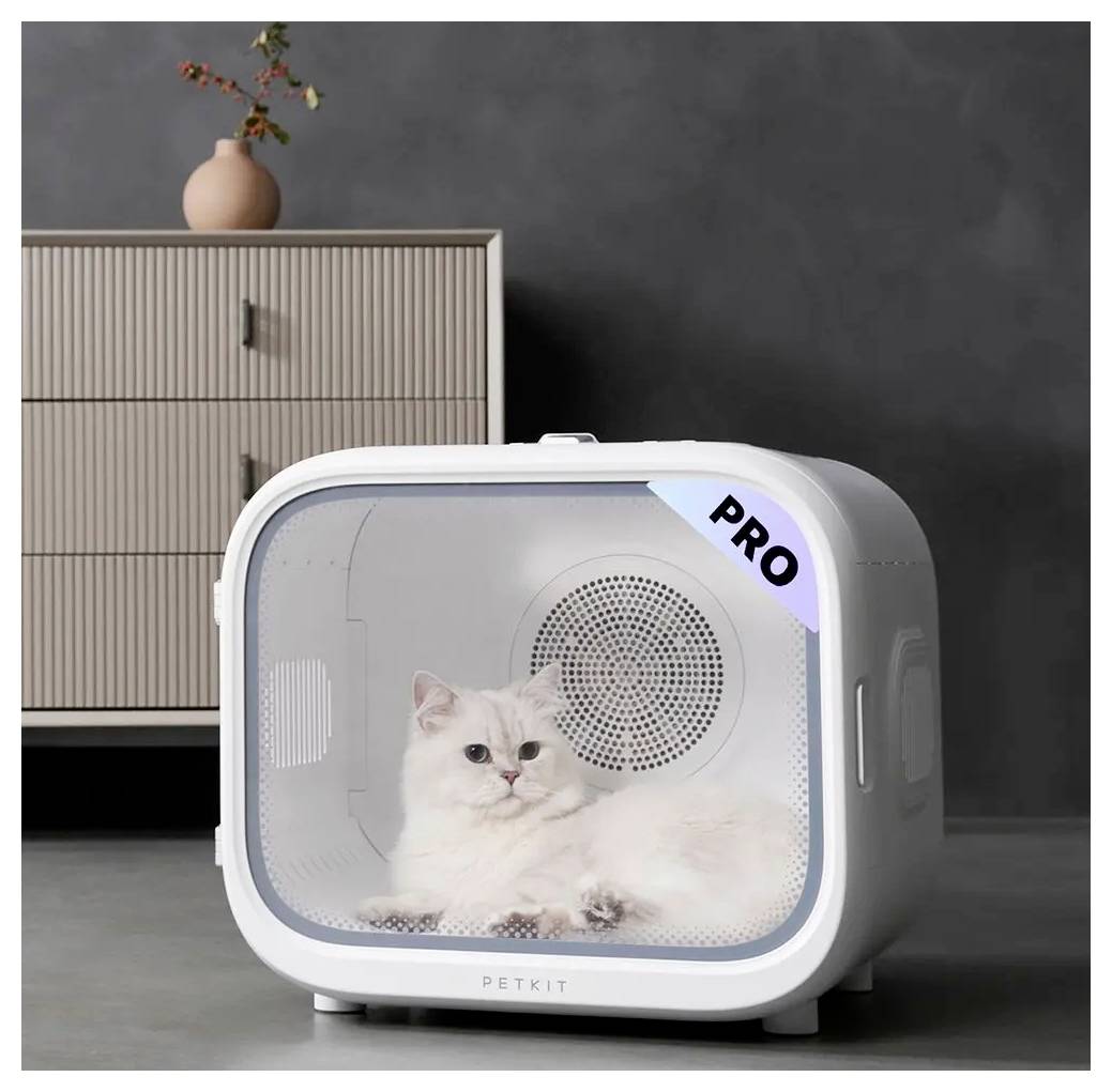 Petkit AirSalon Max Pro Hundetrockner 360 Grad leise UVC App Steuerung Haustier-Pflegeset 1St.