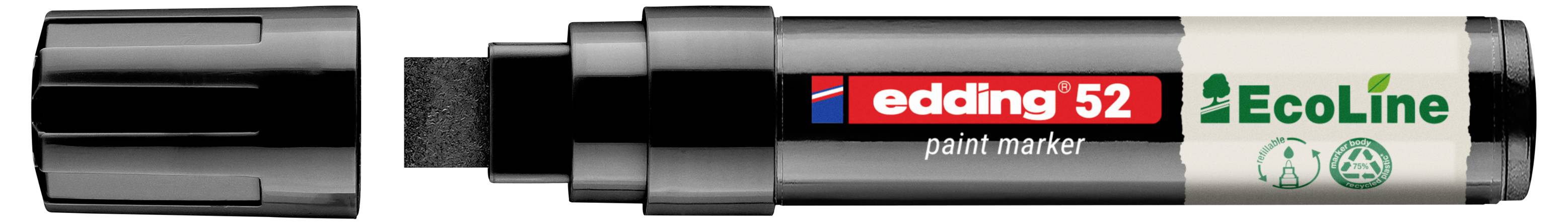Edding 52 EcoLine 4-52-001 Lackmarker Schwarz 4 mm, 15mm