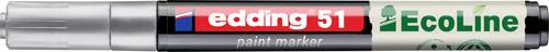 Edding 51 EcoLine 4-51-054 Lackmarker Silber 1 mm, 2 mm