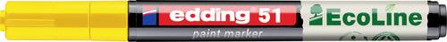 Edding 51 EcoLine 4-51-005 Lackmarker Gelb 1 mm, 2 mm