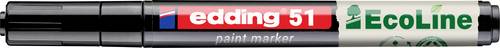 Edding 51 EcoLine 4-51-001 Lackmarker Schwarz 1 mm, 2 mm