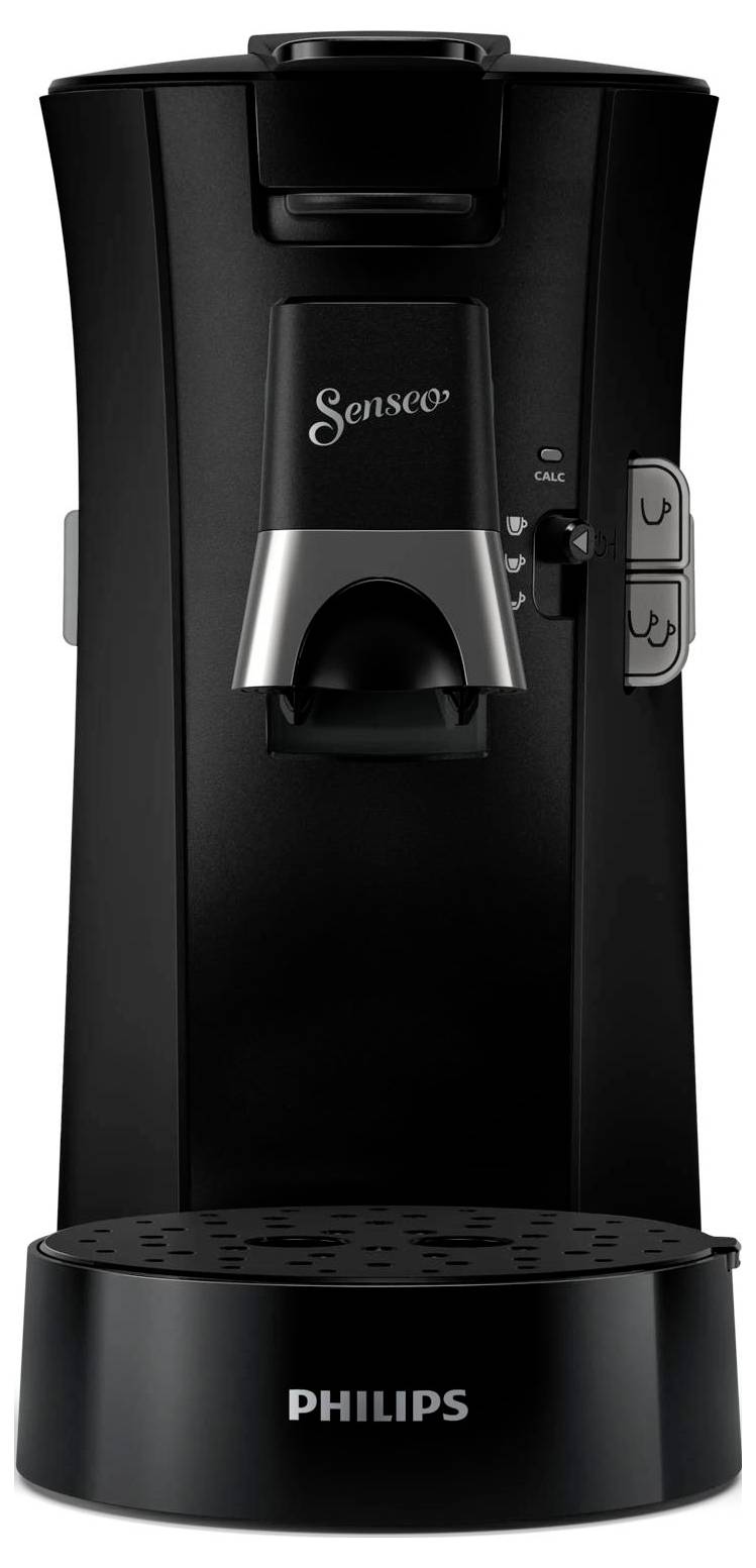Philips CSA230/69 CSA230/69 Kaffeepadmaschine Schwarz mit Heißwasserauslass, One Touch