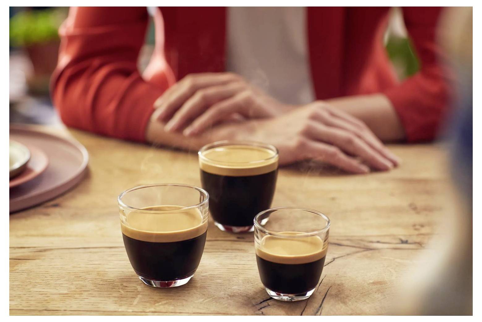 Philips CSA230/69 CSA230/69 Kaffeepadmaschine Schwarz mit Heißwasserauslass, One Touch