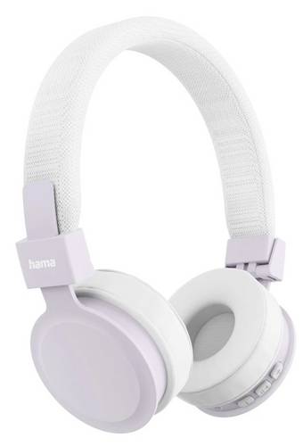Hama Freedom Lit III On Ear Kopfhörer Bluetooth® Lila, Weiß Headset
