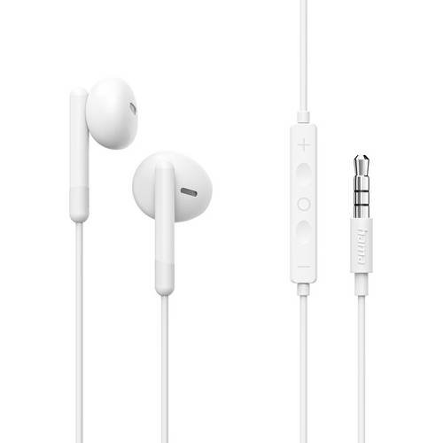 Hama Noble In Ear Kopfhörer kabelgebunden Stereo Weiß
