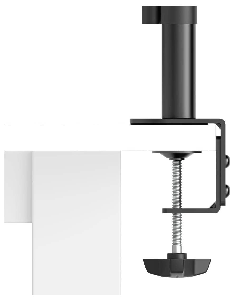 Hama Monitor-Tischhalterung 3 Display(s) 68,6cm (27") Schwarz Höhenverstellbar, Neigbar, Rotierbar, Schwenkbar