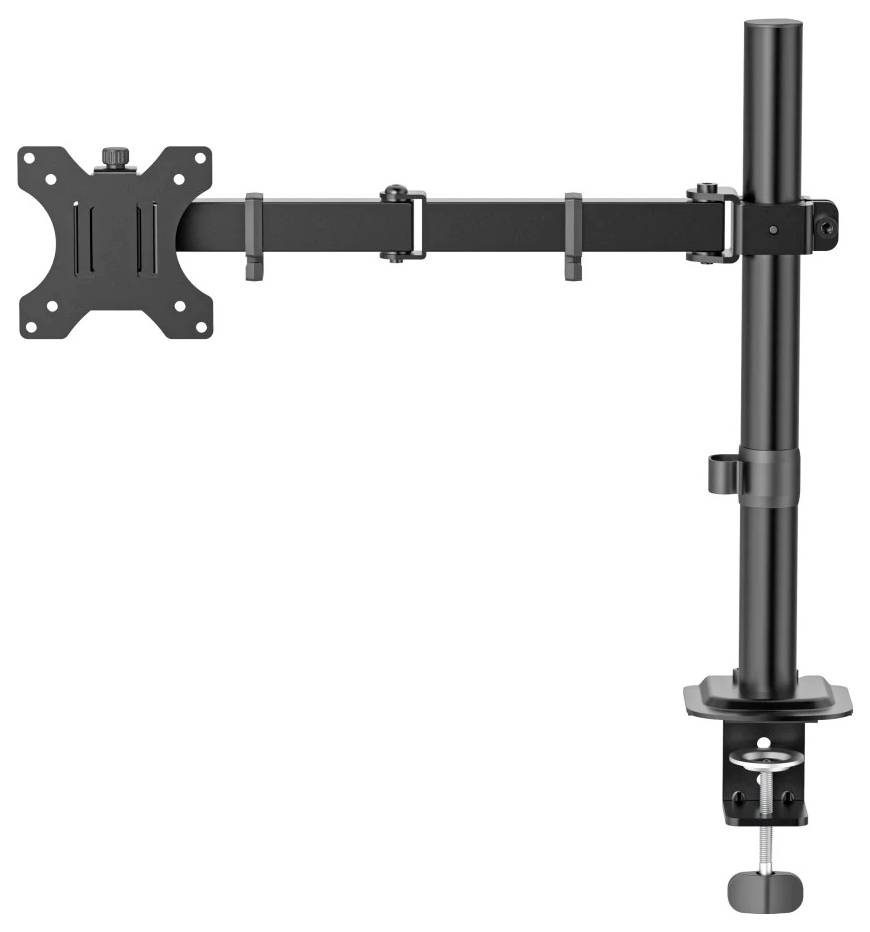 Hama Monitor-Tischhalterung 1 88,9cm (35") Schwarz Neigbar, Höhenverstellbar, Rotierbar, Schwenkbar