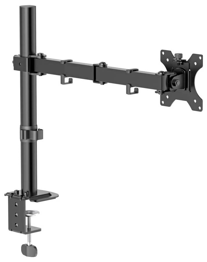 Hama Monitor-Tischhalterung 1 88,9cm (35") Schwarz Neigbar, Höhenverstellbar, Rotierbar, Schwenkbar