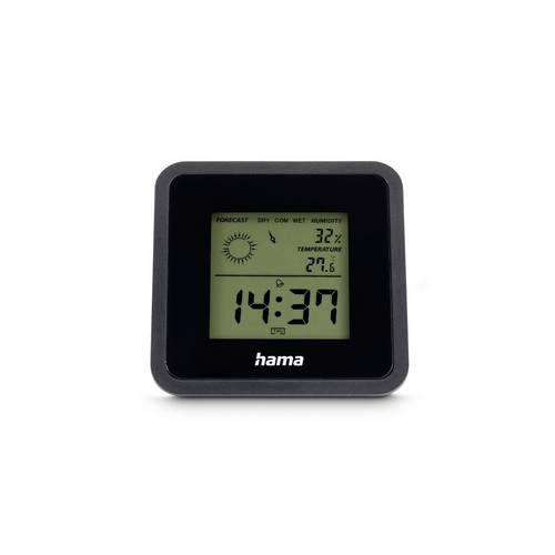 Hama Borneo Thermo-/Hygrometer Schwarz 00185890