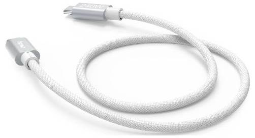 Schwarzes Hama USB-Kabel mit USB-A-Anschluss an einem Ende und USB-C-Anschluss am anderen Ende, abgebildet auf weißem Hintergrund.