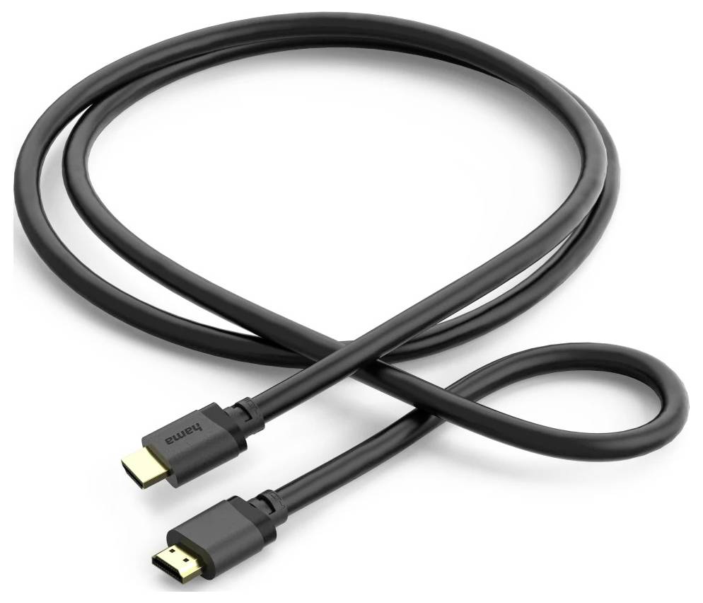 Hama HDMI Anschlusskabel HDMI-A Stecker 2 m Schwarz 00202031 8K UHD, eARC HDMI-Kabel