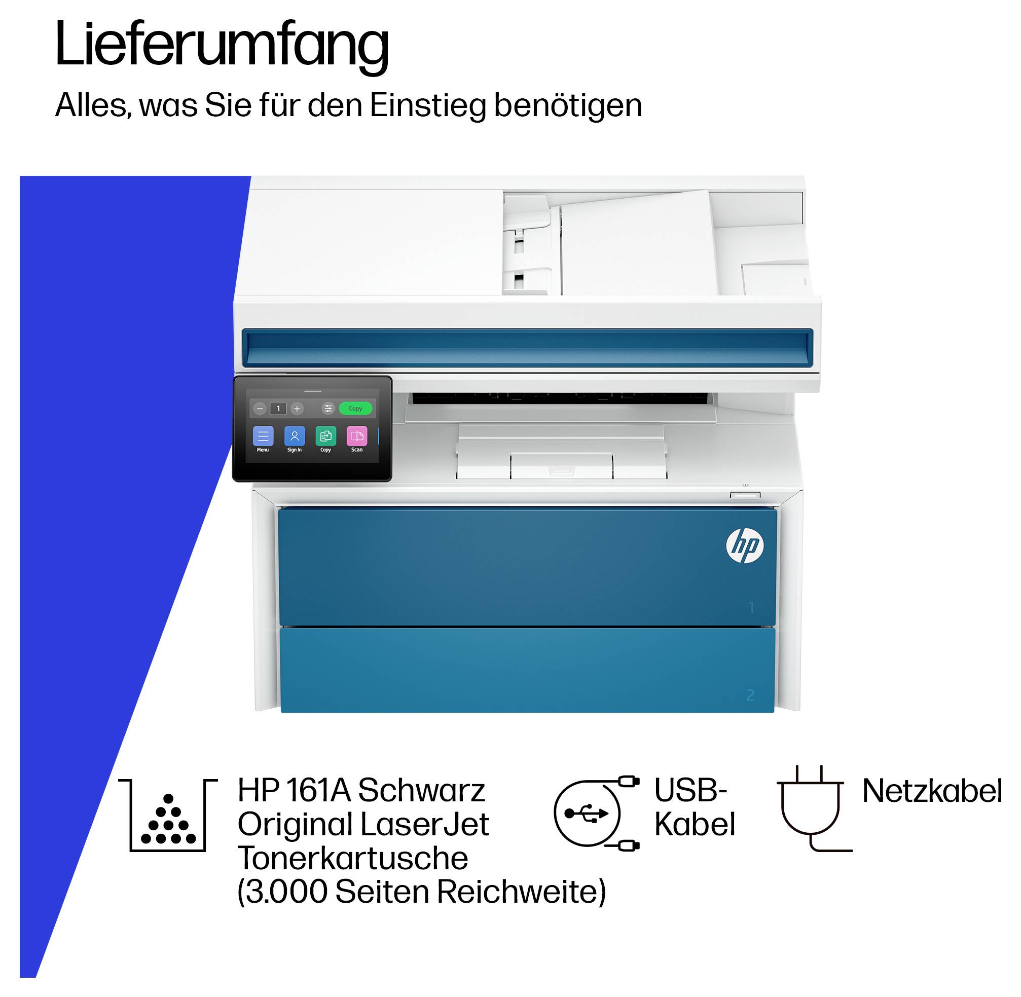 HP LaserJet Pro MFP 4113fdng Multifunktionsdrucker Laser Schwarz-Weiß A4 Drucker
