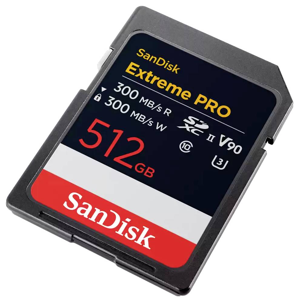 SanDisk Extreme Pro microSDXC-Karte 512GB UHS-II U3, Class 10 Staubresistent
