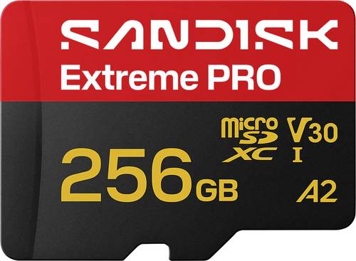 SanDisk Extreme PRO microSD UHS-I 256 GB MicroSDHC - SanDisk Extreme