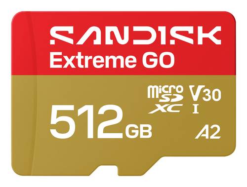 SanDisk Extreme GO 512 GB MicroSDXC UHS-I - SanDisk Extreme GO, 512